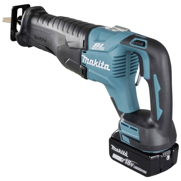 Makita Tigersåg Batteridriven DJR187RT inkl. 1x batteri, inkl. laddare, inkl. väska 18 V 5 Ah