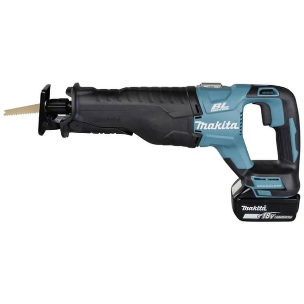 Makita Tigersåg Batteridriven DJR187RT inkl. 1x batteri, inkl. laddare, inkl. väska 18 V 5 Ah