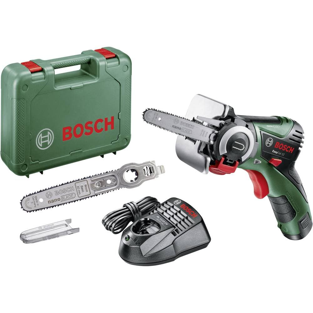 Bosch Home and Garden EasyCut 12 Multisåg Batteridriven inkl. Tillbehör, inkl. 1x batteri, inkl. väska 12 V 2.5 Ah