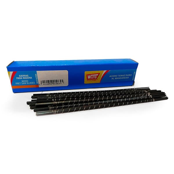 Wuto Sierra Marqueteria 18 Tpi 8/13 Cm 144 Enheder Sort
