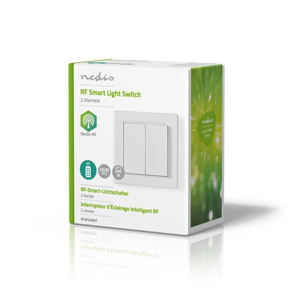 Nedis RF-Kontakt | 433 MHz | 18 W | Hvit