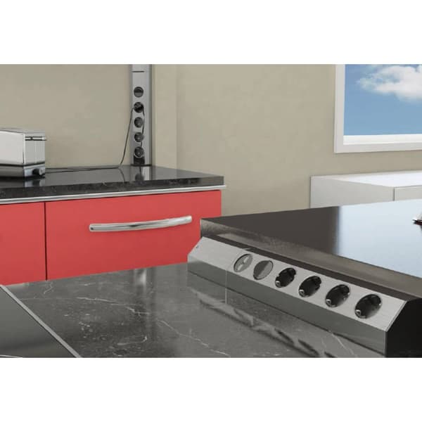 Bachmann 923.008 Förgreningsdosa med brytare 4x Rostfritt stål 1 st