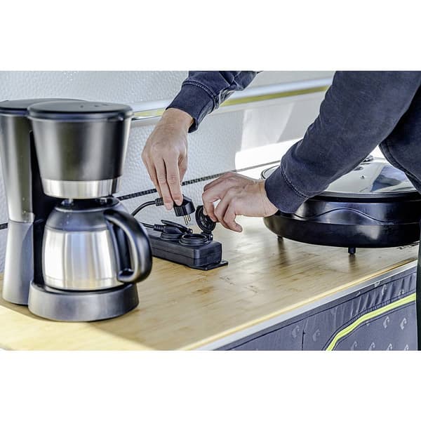 Brennenstuhl 1159930 Grenuttag 2x Svart Skyddskontakt 1 st
