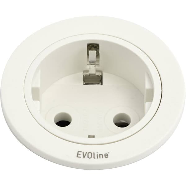 EVOline 159280004300 Förgreningsdosa för inbyggnad 1x Vit 1 st