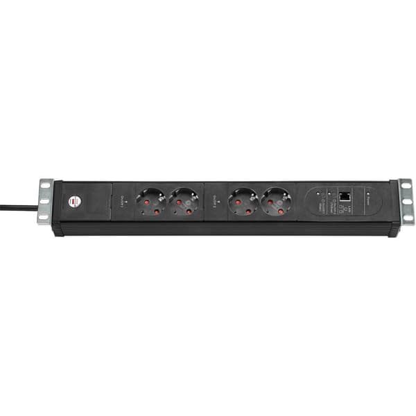 Brennenstuhl 1156057984 Main-Follow Svart 1 st