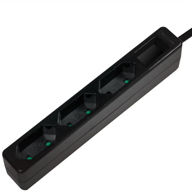 LogiLink Grenuttag Slim Euro 3vägs 1,5m