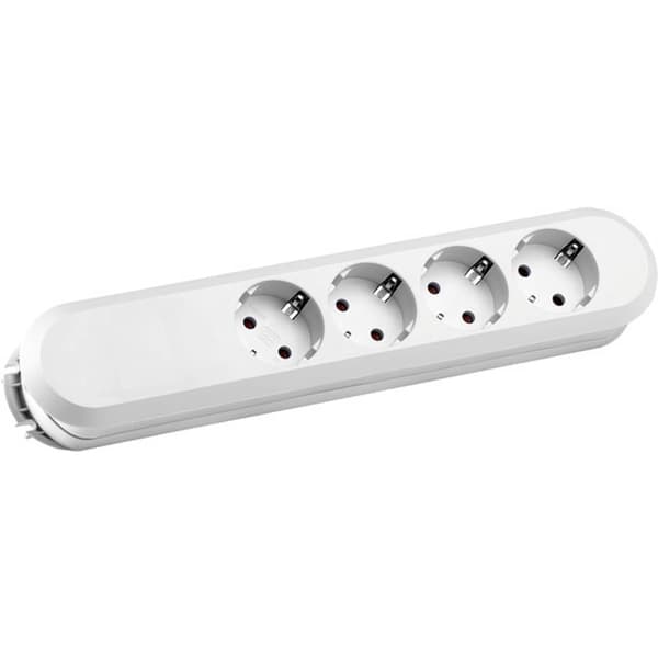Bachmann 381.223K Grenuttag utan kabel Vit Skyddskontakt 1 st