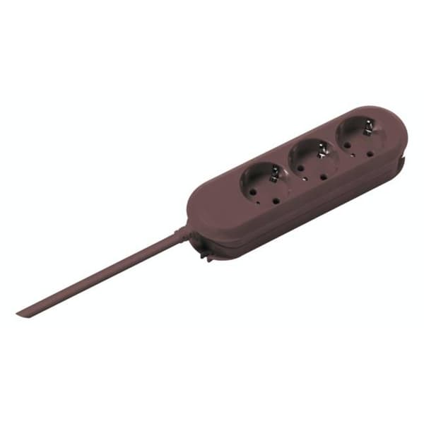 Bachmann 388.471 Grenuttag Brun Skyddskontakt 1 st