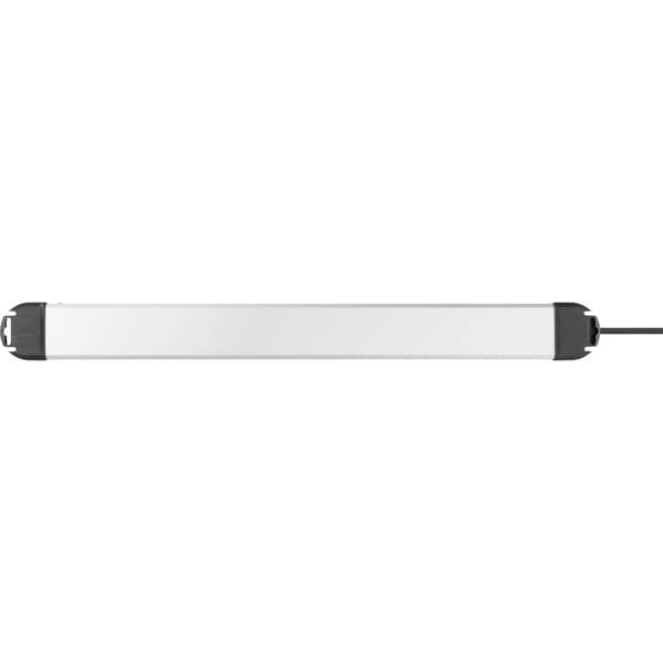 Sygonix SY-4755858 Grenuttag med överspänningsskydd Silver, Svart Skyddskontakt 1 st