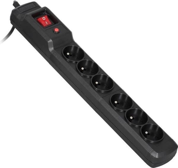 Activejet COMBO 6GN 5M sort strømskinne med ledning