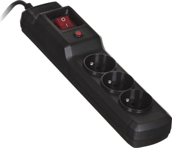 Activejet COMBO 3GN 3M sort strømskinne med ledning