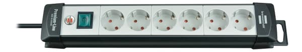 6-fack ,3m cable Svart/Vit