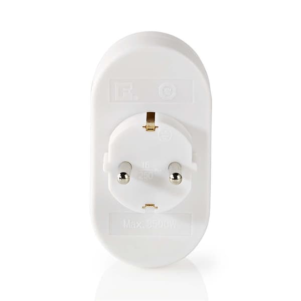 Nedis Virtapistoke Jakaja | Tyyppi F (CEE 7/7) | 250 V AC 50 Hz | Maadoitettu virtaliitin / Tyyppi F (CEE 7/7) | 250 V AC 50/60 Hz | 16.0 A | 3500 W |