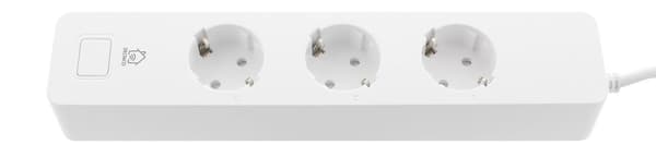 DELTACO SMART HOME grenuttag, WiFi, 3xCEE 7/3, 2xUSB-A, 1,5m, vit