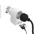 Miniatyrbilde 3 av 3: SKROSS Stikkontaktadapter med 2 USB-A