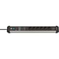 Pikkukuva 2 / 2: brennenstuhl Premium-Protect-Line 60 000 A jatkojohto ylijännitesuojalla ja USB 6-tie 3m H05VV-F 3G1,5