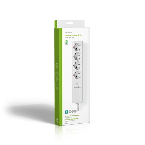 Nedis RF-Stik | 433 MHz | 3680 W | EU stik / Type F (CEE 7/7) | Hvid