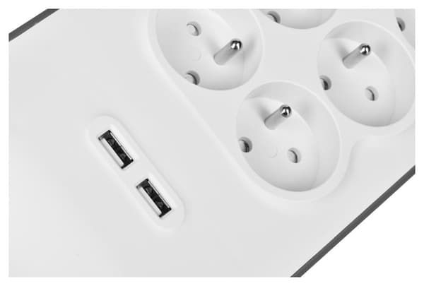 Belkin BSV604ca2m Hvid 6 AC-udtag 2 m