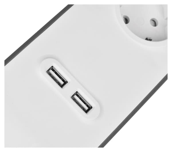 Belkin BSV401VF2M ylijännitesuoja Valkoinen 4 AC pistorasia(a) 2 m