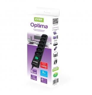 Ever Optima 3m Black 6 AC pistorasia(t) 250 V