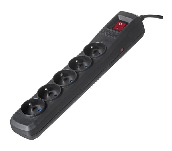 Activejet sort strømskinne med ledning ACJ COMBO 5G/3M/BEZP. AUTO/CZ