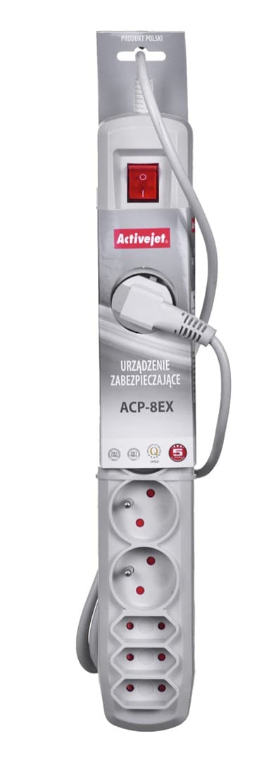 Activejet APN-8G/5M-GR strømskinne med ledning