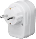 Miniatyrbilde 5 av 8: Goobay Adapter for stikkontakter med overspenningsvern Overspenningsvernbryter, 1 stikkontakt, hvit