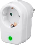 Miniatyrbilde 1 av 8: Goobay Adapter for stikkontakter med overspenningsvern Overspenningsvernbryter, 1 stikkontakt, hvit