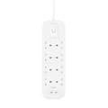 Pikkukuva 2 / 5: Belkin Connect White 8 AC pistorasia(t) 2 m