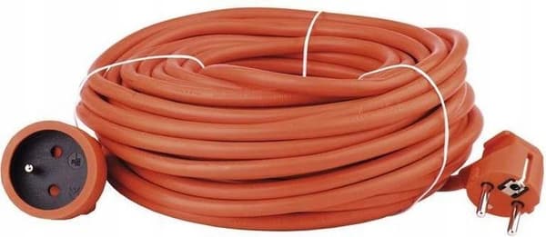 VERTEX PZO20M Indragbar förlängningskabel 20 m 3x2,5 mm Orange