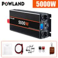 Miniatyrbillede 2 af 2: Effektomformer, Ren Sinus Bølge, Fjernbetjening, 5000W, 24V, Europa