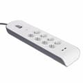 Miniatyrbild 3 av 10: Belkin BSV804ca2M Vit 8 AC-uttag 2 m