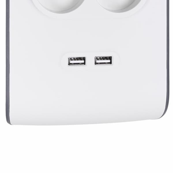 Belkin BSV804ca2M Vit 8 AC-uttag 2 m