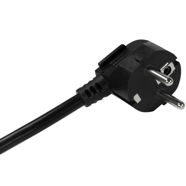 LogiLink 8-veis strømfordelingsenhet med bryter for 19" rack U1 Black