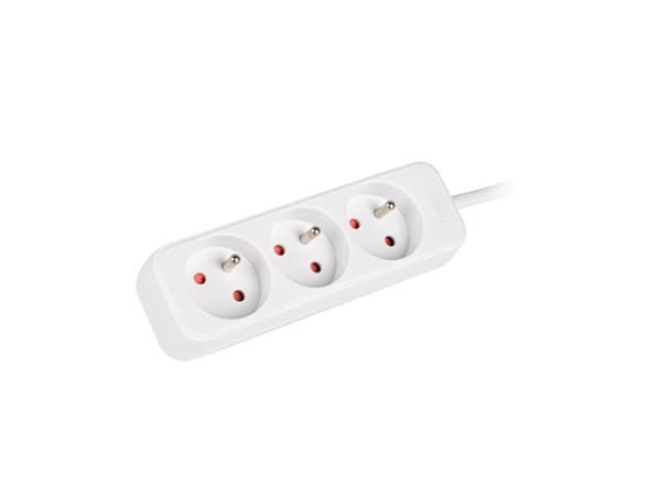 LANBERG POWER STRIP 1,5M SORT, 3X 230V PL