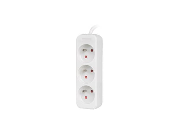 LANBERG POWER STRIP 1,5M SORT, 3X 230V PL