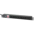 Pikkukuva 1 / 3: Techly Rack 19" PDU 12 VDE-lähtöä C20-liittimellä ja kytkimellä