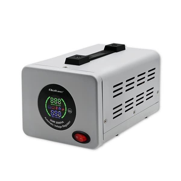 Qoltec 50729 Automatisk Spänningsstabilisator AVR PRO 2000VA 3%