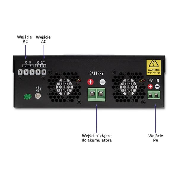 Qoltec 53875 hybrid solcelle-inverter off-grid 1,5 kW | 80 A | MPPT | Sinus