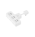 Miniatyrbillede 1 af 5: Philips Socket Panel En til to til tre Udvidet Multi-Hole Funktion Konverter Socket Kobling Kort Socket Sovesal Hjem