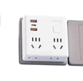 Miniatyrbillede 1 af 5: Philips USB-stikkonverter til udvidelse af multifunktionel strømforsyning til hurtig opladning med trådløs stikkontakt