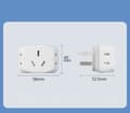 Miniatyrbillede 2 af 5: 170 Philips 1 til 3 mini socket konverter ny national standard uafhængig sikkerhedsdør multi-hul trådløst stik printkort