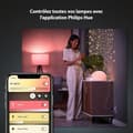 Miniatyrbillede 4 af 6: Sæt med 3 forbundne stikkontakter - PHILIPS HUE - Hvid