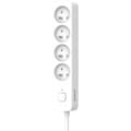 Miniatyrbillede 3 af 5: Stikdåse - QUARX - 4 stikkontakter - Med afbryder, 3m kabel
