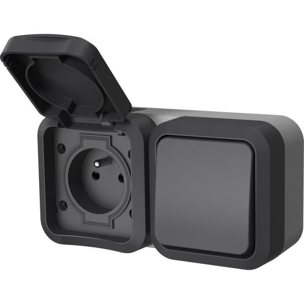 Dubbeluttag - QUARX - Aqua Pro - Utomhus, vertikal, IP55, 250V, 16A
