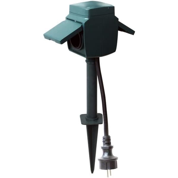 Havepælsstik - CHACON - 9960 - 2 x 16 A - 2m (FR)