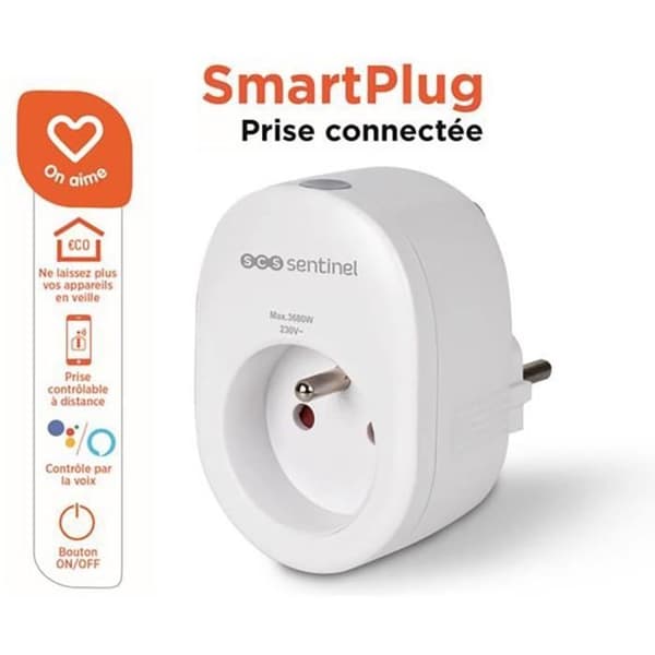 Anslutet uttag - SmartPlug - SCS SENTINEL