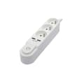 Miniatyrbillede 2 af 2: CHACON Fordelerskinne med afbryder, 3 x 16 A stikkontakter og 2 x 2 A USB-udgange, 3 m kabel