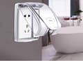 Miniatyrbillede 5 af 5: philips stænkskærm vægstik type 86 toilet badeværelse stikkontakt stikkontakt panel vandtæt beskyttelsesdæksel