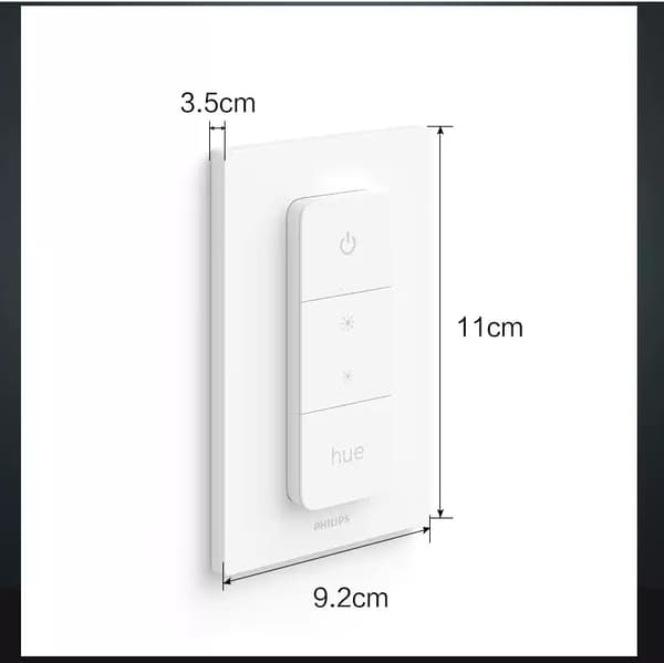 Philips Hue fjernbetjening anden generation af strømafbryder trådløs switch lysdæmper lampe segmenteret trinløs controller
